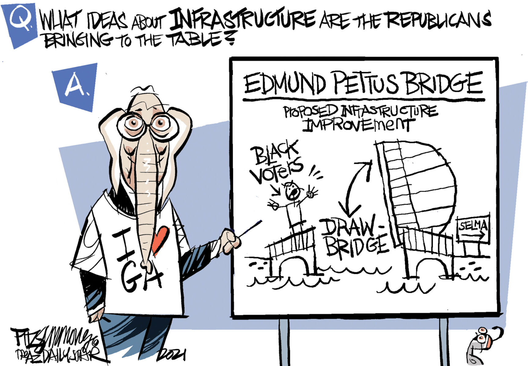 Daily Fitz Cartoon: Infrastructure